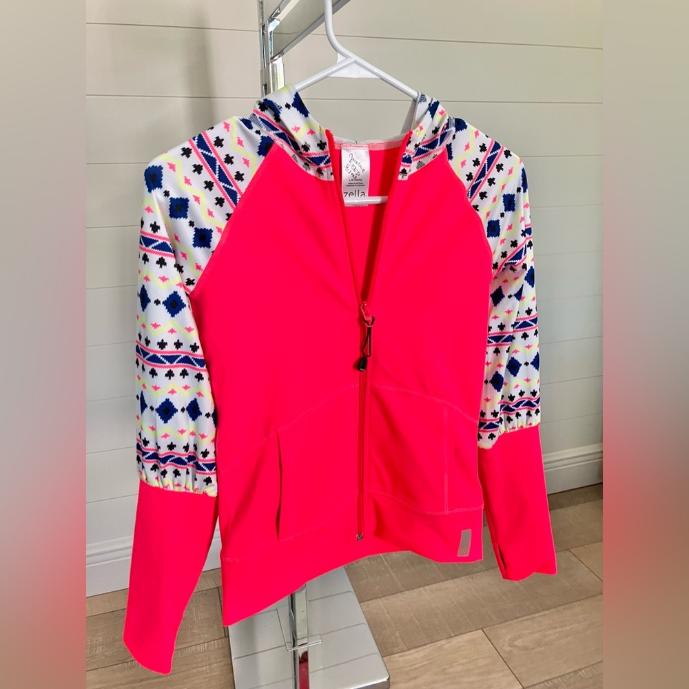 Girls Athletic Jacket Pink and Blue by Zella